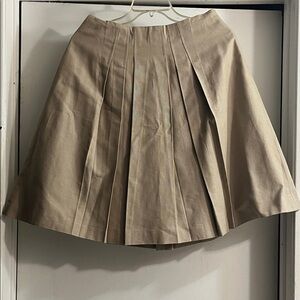 Talbots Classic Beige A-Line Skirt